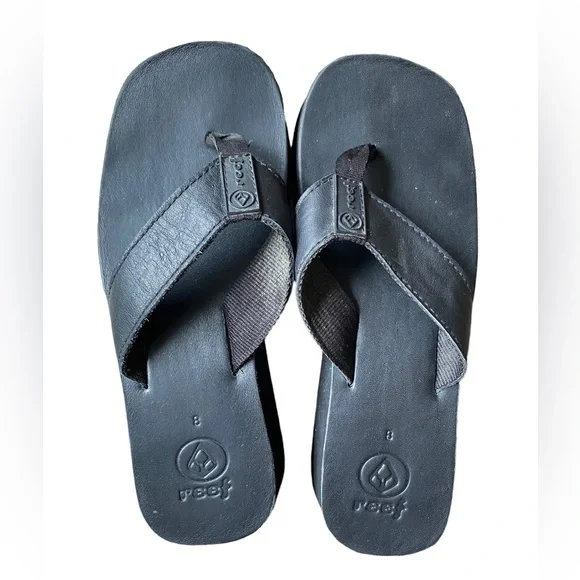 Ladies Reef wedge flip flops Size 8 - Picture 2 of 12